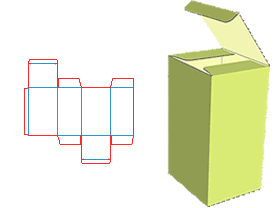 Up and down intubation box, color box, paper corrugated paper box, packaging structure design, packaging box structure, packaging design, cosmetic packaging, cosmetic packaging design, electronic prod