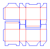 Tubular box, two-die